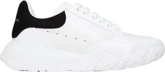 Alexander McQueen Larry Oversized Sneakers - Dames - Sneakers - Wit - 36 1/2 EU - Leer - Schoenen