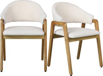 Moloo de tela color crudo y fresno natural (x2)