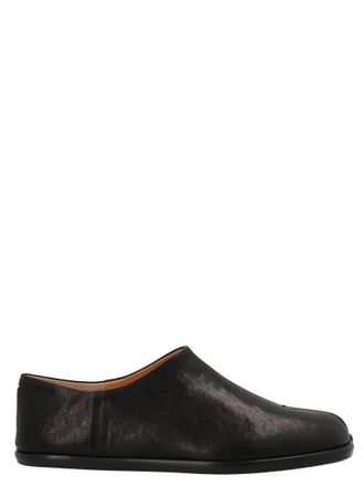 Maison Margiela Black Solid Tabi Loafers