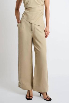 Onia Paperbag Trousers In Jute