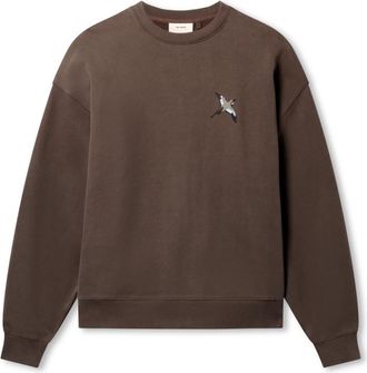 Axel Arigato Micro Bee Bird Sweatshirt - Heren - Sweatshirts - Bruin - M - Katoen - Hoodies & sweatvesten