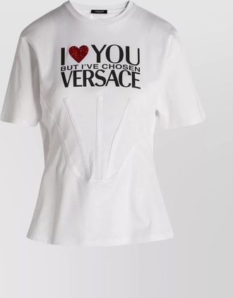 Versace logo print t-shirt