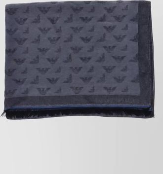 Emporio Armani jacquard logo scarf
