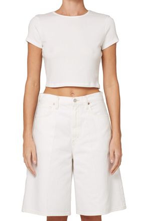 A Gold E Savannah Tee Top In White