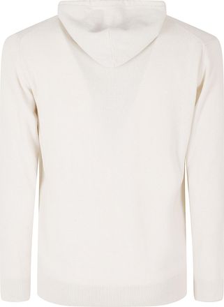 Eleventy Full-Zip Hooded Cashmere Knit Sweater