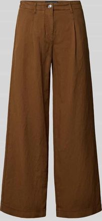 Luisa Cerano Luisa Cerano Hose mit weitem Bein und Eingrifftaschen in Terra, Gr&ouml;&szlig;e 34
