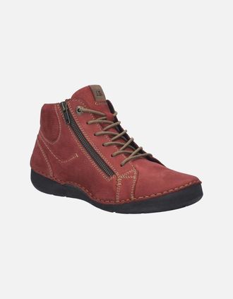 Josef Seibel Womens Fergey 67 Womens Ankle Boots - Red - Size: 6.5