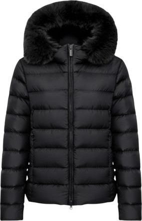 Colmar Nero V. Duv. D +P Quilted Lightweight Fur Down Jacket