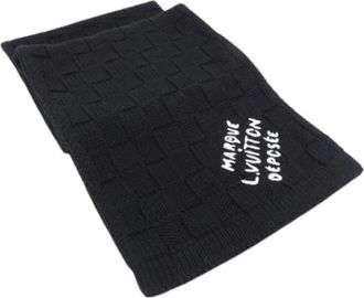 Louis Vuitton Pre-owned Scarves, male, Black, Size: ONE SIZE Pre-owned Stole