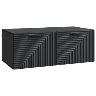 vidaXL Mueble Para Tv De Pared Negro 78,5 X 41 X 30 Cm Vidaxl