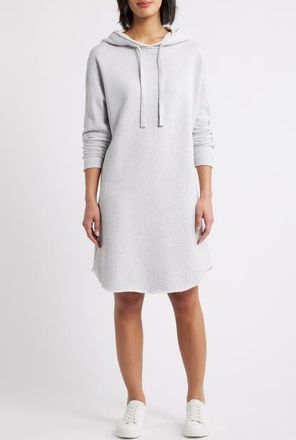 Frank & Eileen Mini James Hooded Sweater Dress in Gray Melange at Nordstrom, Size X-Large