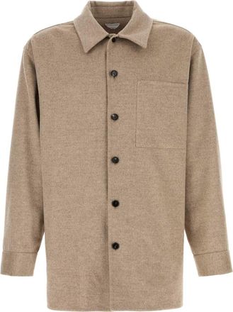Bottega Veneta Cappuccino Flannel Shirt