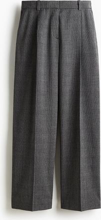 H&M Elegante Hose mit weitem Bein - Grau