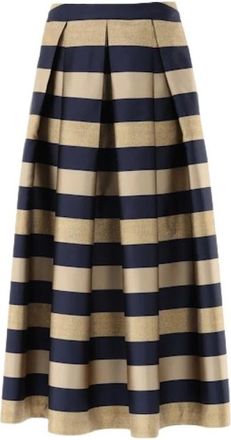 van Laack Ranaly Midi Rok - Dames - Midirokken - Veelkleurig - L - Polyester - Rokken