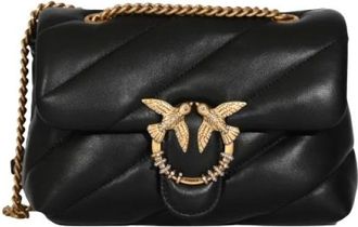 Pinko Puff Mini New Buckle - - Bags - Donna - Nero - ONE SIZE