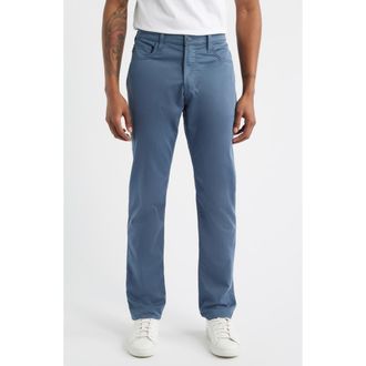 AG - Adriano Goldschmied Tellis Airluxe Commuter Performance Sateen Slim Fit Pants in Peaceful Bay at Nordstrom, Size 35 X 32