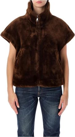 Urban Code Bj 20453 Faux Fur Vest - Dames - Bodywarmers - Bruin - S - Jassen