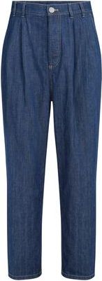 Brunello Cucinelli Double pleated trousers in Dark Denim at Nordstrom, Size 60 It