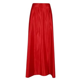 Ralph Lauren A-lijn rok van geweven stof - Dames - Rokken - Rood - Maat: 3XS Poliester