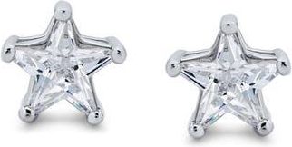 Bling Jewelry Cubic Zirconia Celestial Stud Earrings in Clear at Nordstrom Rack