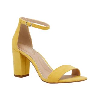 Kelly & Katie Hailee Ankle Strap Heel Yellow HAILEE-YLW Womens