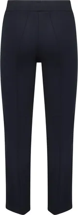 Blanca Vita Womens Blue Stretch Jersey Trumpet Trousers Viscose