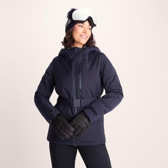 TOG24 Meribel Womens Ski Jacket - Oxford Blue Polyamide - Size 10 UK