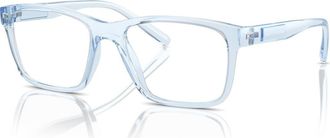 A|X Armani Exchange 54mm Rectangle optical glasses in Blue at Nordstrom