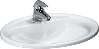 Laufen Laufen - Pro B Lavabo Encastrado, 1 Agujero Para Grifo, Con