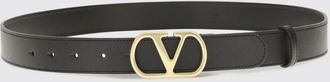 Valentino Garavani Cintura VLogo Signature in pelle di vitello liscia