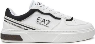 Emporio Armani X8X173 Xk 374 Sneaker - Heren - Sneakers - Wit - 44 2/3 EU - Leer - Schoenen