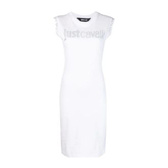 Just Cavalli Abito - Dames - Korte kleedjes - Wit - M - Kleedjes