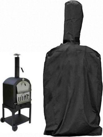 OEM Funda Para Horno De Pizza De Exterior, Funda Protectora Para Barbacoa Con Cord&oacute;n Ajustable, Impermeable, Resistente A La Intemperie, Negra, 160x37x50c
