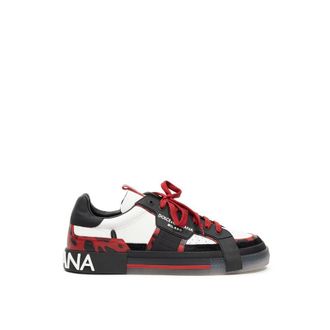 Dolce & Gabbana Sneakers, male, Multicolor, Size: 13 US Portofino Low-Top Sneakers