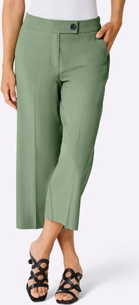 Cr&eacute;ation L B&uuml;gelfaltenhose CREATION L PREMIUM, Damen, Gr. 36, Normalgr&ouml;ssen, eucalyptus, 63% Lyocell, 37% Polyester, unifarben, Hosen B&uuml;gelfaltenhose