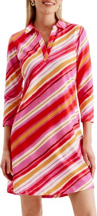 Tyler B&ouml;e Johnny Asymmetrical Stripe Shirtdress In Multi