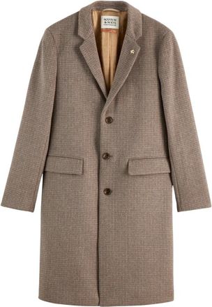 Scotch & Soda Mantel - Heren - Mantel - Beige - M - Jassen