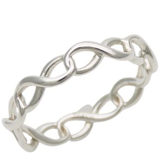 Tiffany & Co. Silver Silver 925 Band Ring (Pre-Owned)
