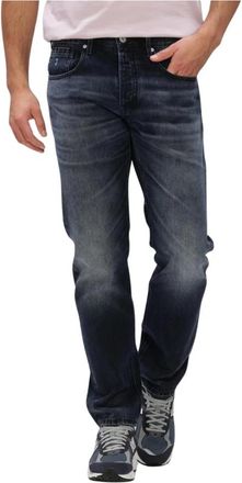 Butcher of Blue Stockton Straight Night Denim - Heren - Regular Fit Jeans - Blauw - W32 L32 - Denim - Jeans