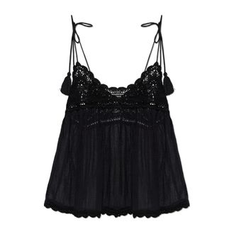 Ulla Johnson Mujer, Camisetas, Negro, Talla: S