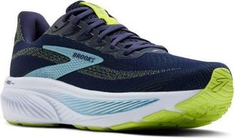 Brooks Ghost 17 Running Shoe in Peacoat/Lime/Blue at Nordstrom, Size 10.5