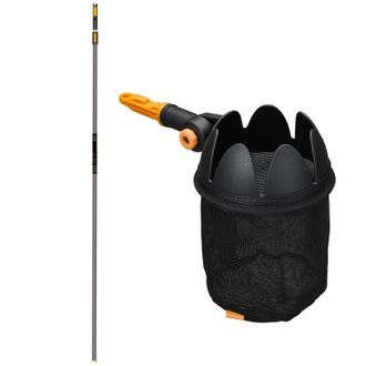 OEM Cabezal Recolector De Fruta Fiskars Oneclick + Mango Largo De 2,2 M A 4 M