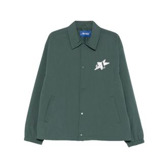 Awake NY Light Jackets, male, Green, Size: S Quilted Vest