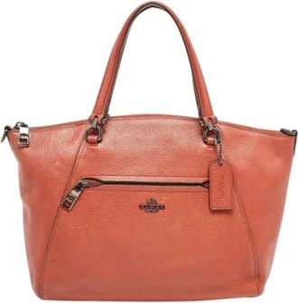 Coach Tweedehands leren schoudertassen - Dames - Vintage Shopper - Bruin - ONE Size - Vintage
