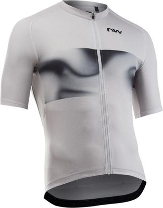 Northwave Force Evo Jersey Short Sleeve Velotrikot f&uuml;r Herren | grau