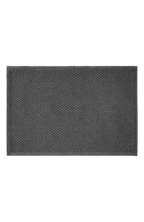 Coyuchi Moonstone Organic Cotton Bath Rug in Slate at Nordstrom