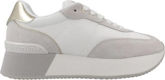 Liu Jo Dromerige sneakers van synthetisch leer - Dames - Sneakers - Grijs - 39 EU - Leer - Schoenen