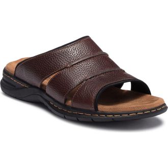 Dr. Scholls Gordon Sandal in Brown Leat at Nordstrom Rack, Size 10