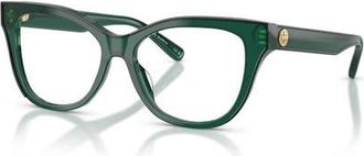 Tory Burch 54mm Cat Eye optical glasses in Brown at Nordstrom