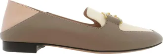 Bally Ellah Flat Leather Loafers, Brand Size 36.5 ( US Size 6 )